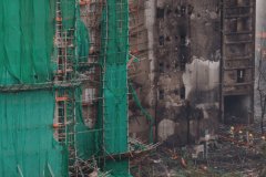 这些包裹正在窗户上的泡沫板导致玻璃碎裂